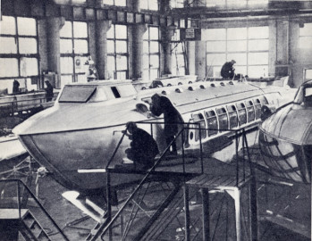 Строительство судна на подводных крыльях «Белорус»