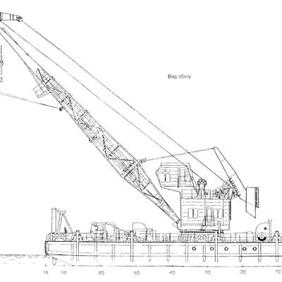 плавучий кран грузоподъемностью 5 тонн (проект 1451)